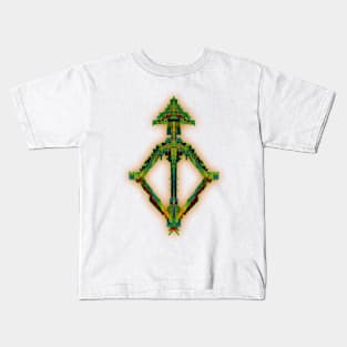 Sagittarius 4c Jade Kids T-Shirt